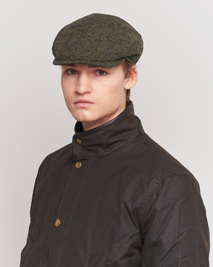Herr | Wigéns Ivy Slim Donegal Wool Olive | Wigéns | Ivy Slim Donegal Wool Olive