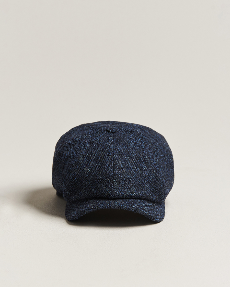 Herr | Hattar & kepsar | Wigéns | Newsboy Classic Shetland Wool Navy