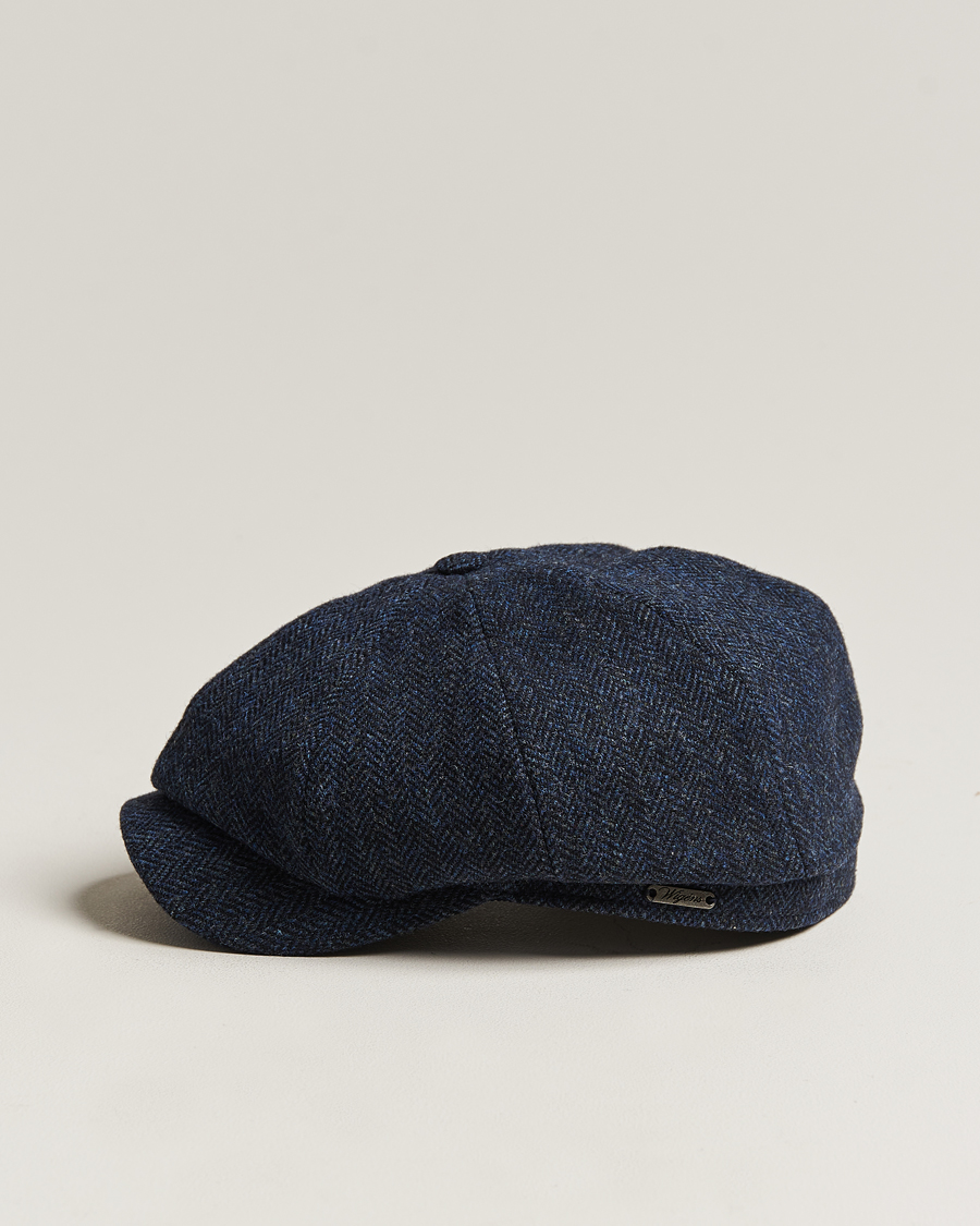 Herr | Hattar & kepsar | Wigéns | Newsboy Classic Shetland Wool Navy