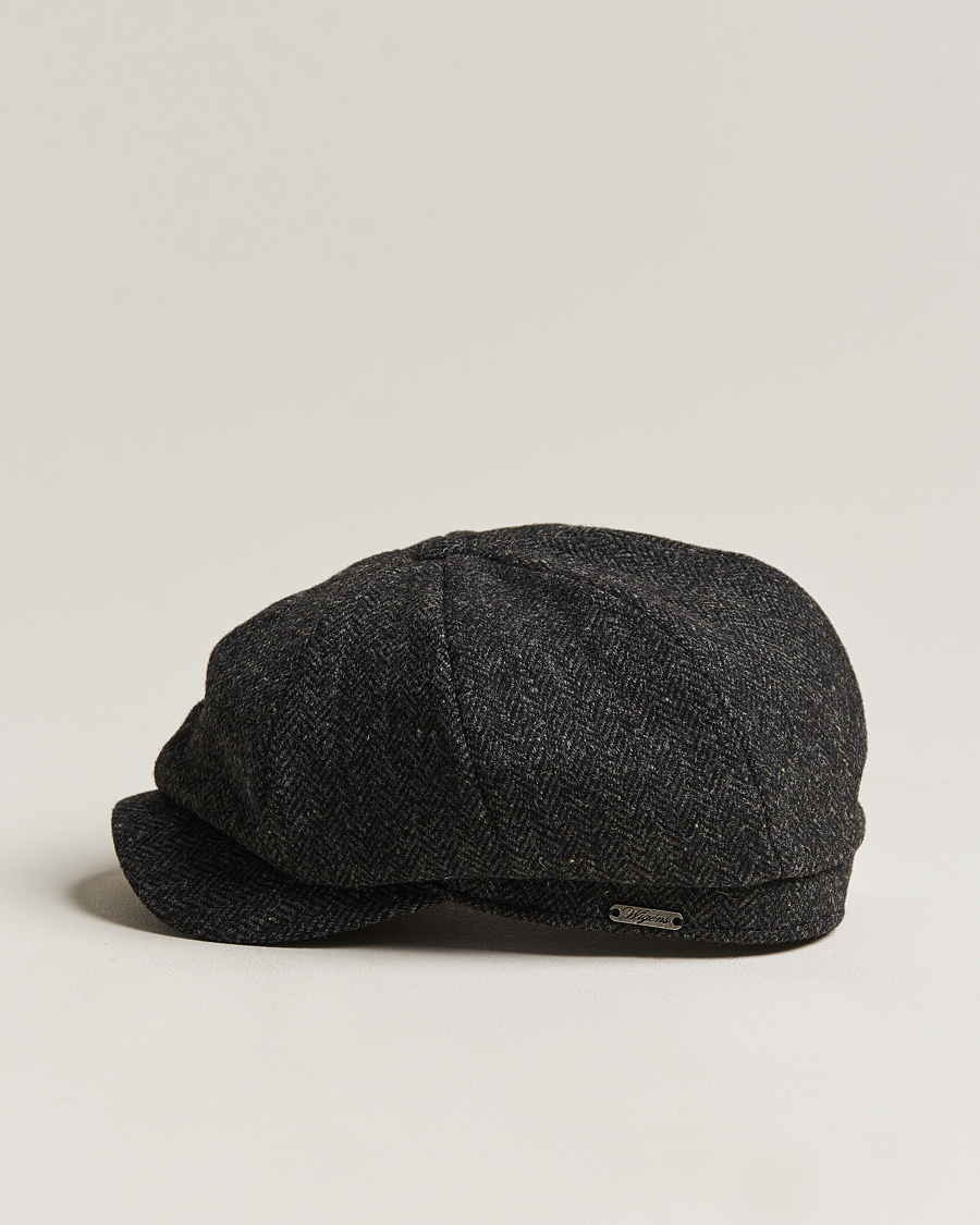 Herr | Hattar & kepsar | Wigéns | Newsboy Classic Shetland Wool Dark Grey