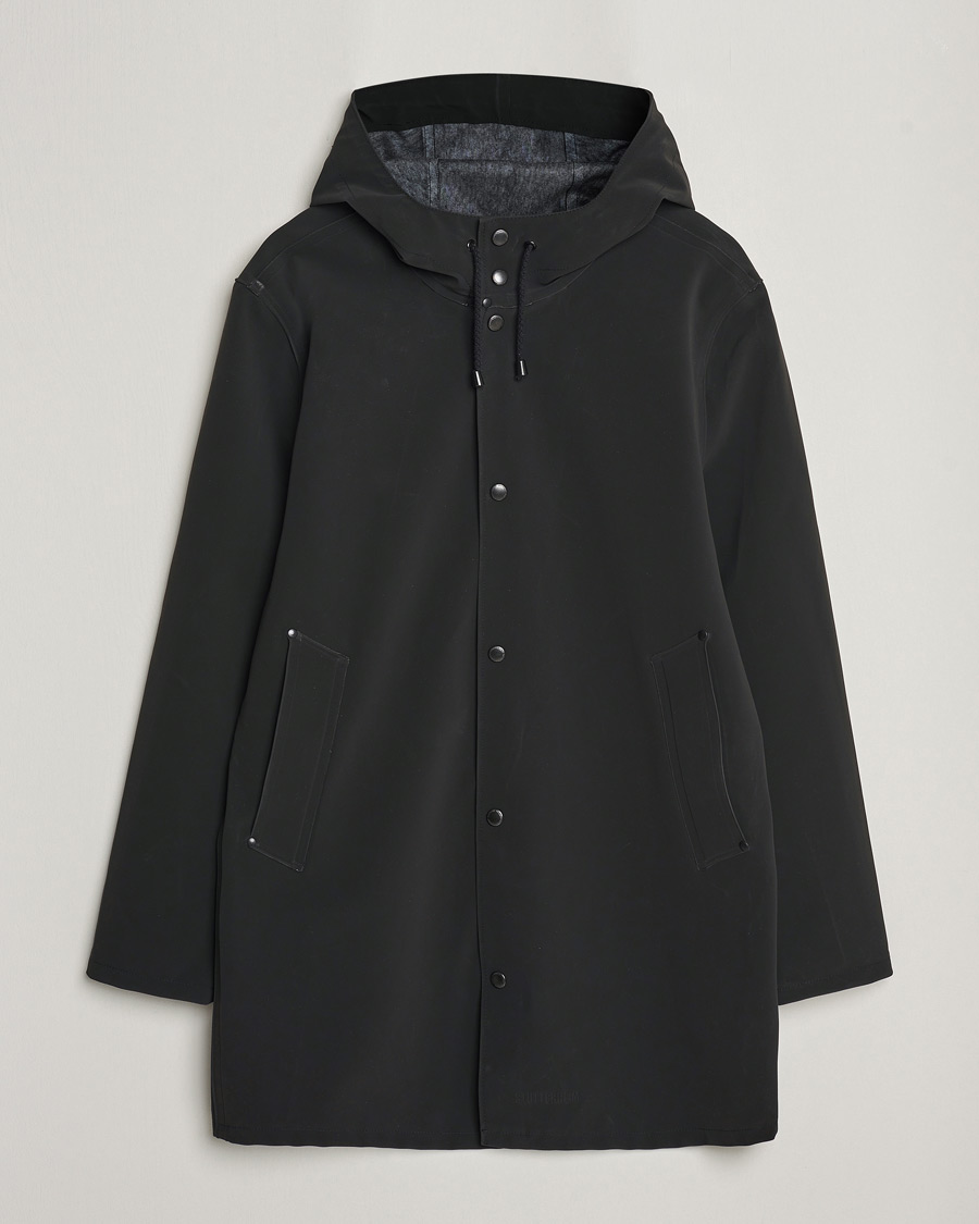 Herr | Jackor | Stutterheim | Stockholm Raincoat Suede Black