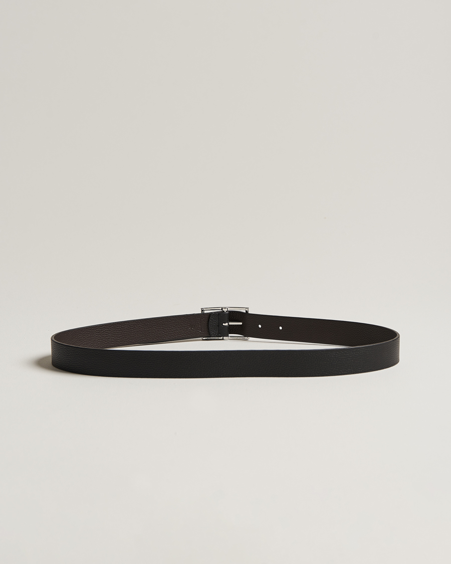 Herr | Anderson's Reversible Grained Leather Belt 3 cm Black/Brown | Anderson's | Reversible Grained Leather Belt 3 cm Black/Brown