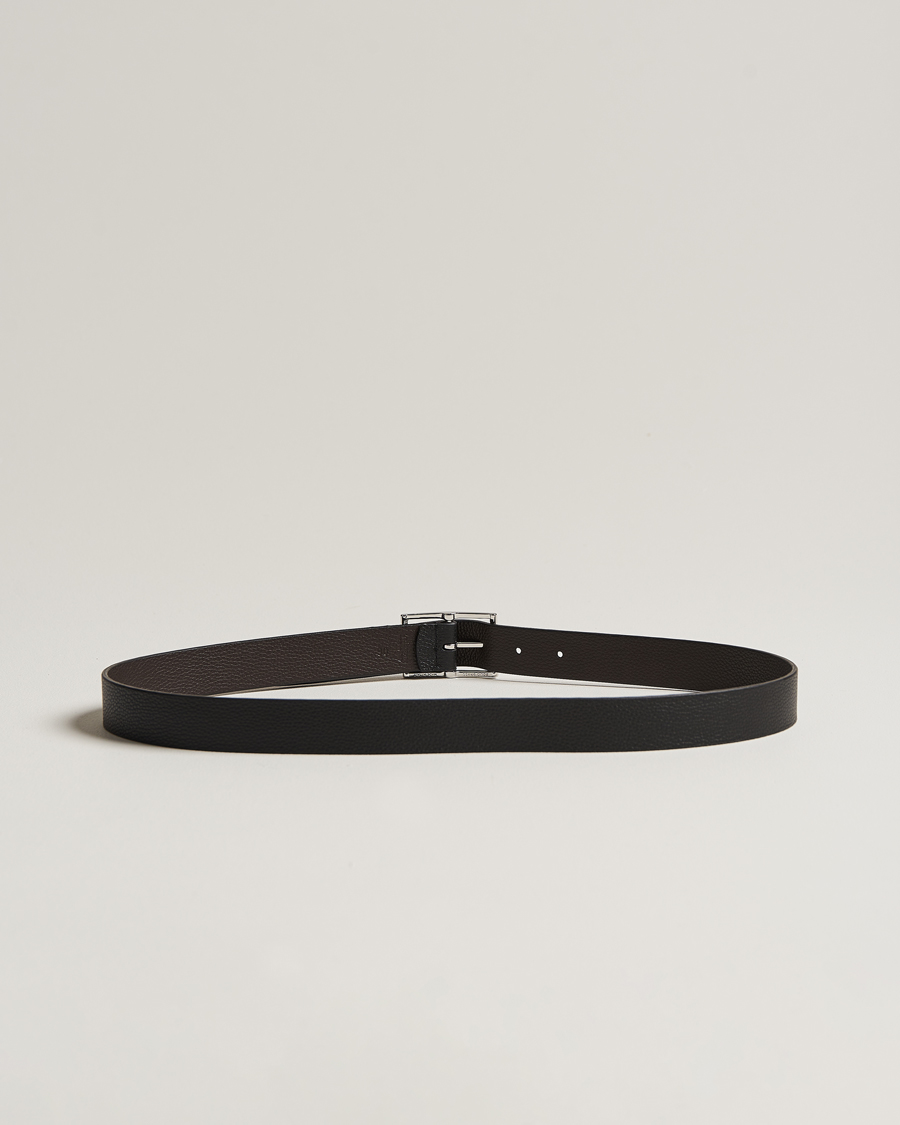 Herr | Avdelningar | Anderson's | Reversible Grained Leather Belt 3 cm Black/Brown