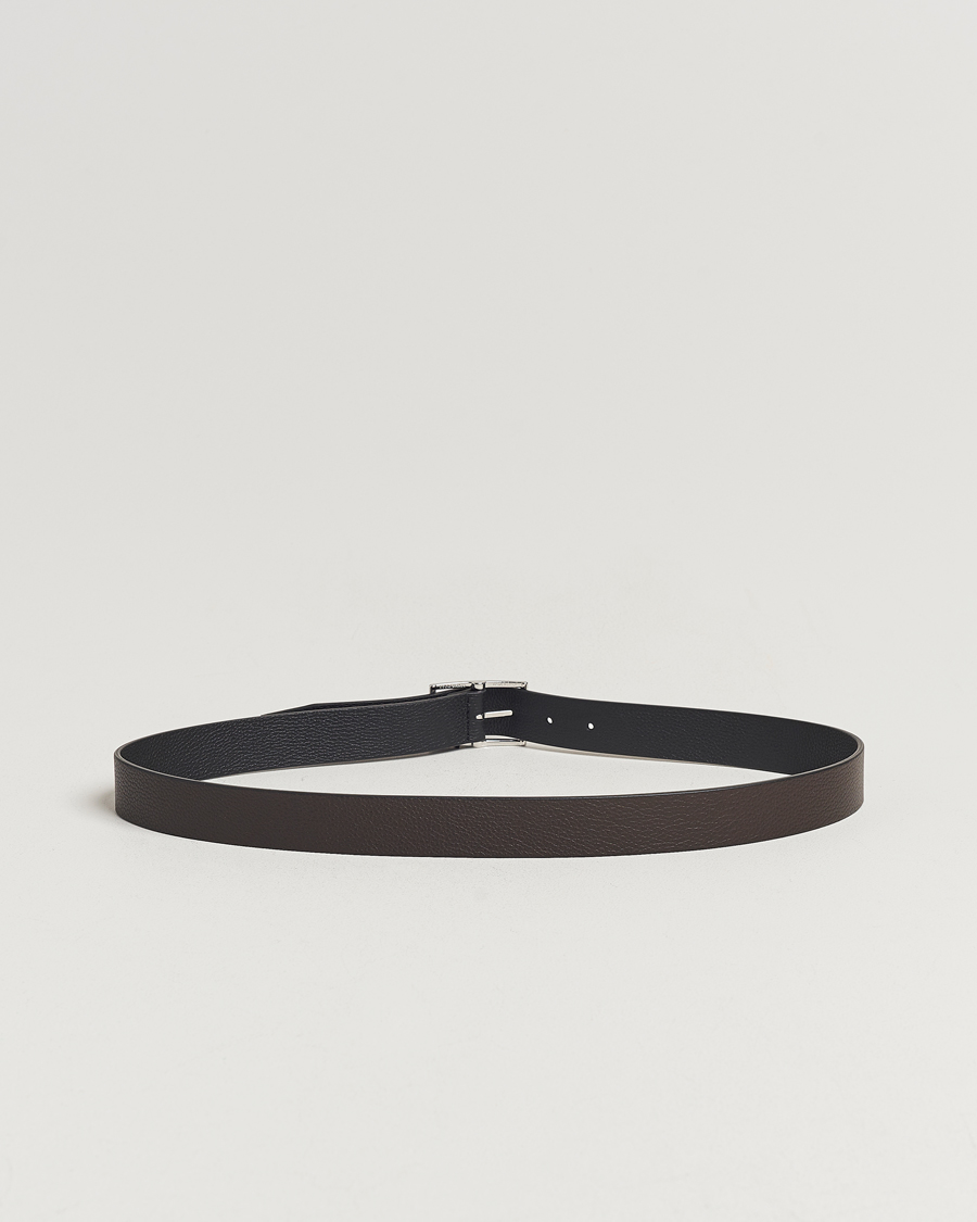 Herr | Anderson's Reversible Grained Leather Belt 3 cm Black/Brown | Anderson's | Reversible Grained Leather Belt 3 cm Black/Brown