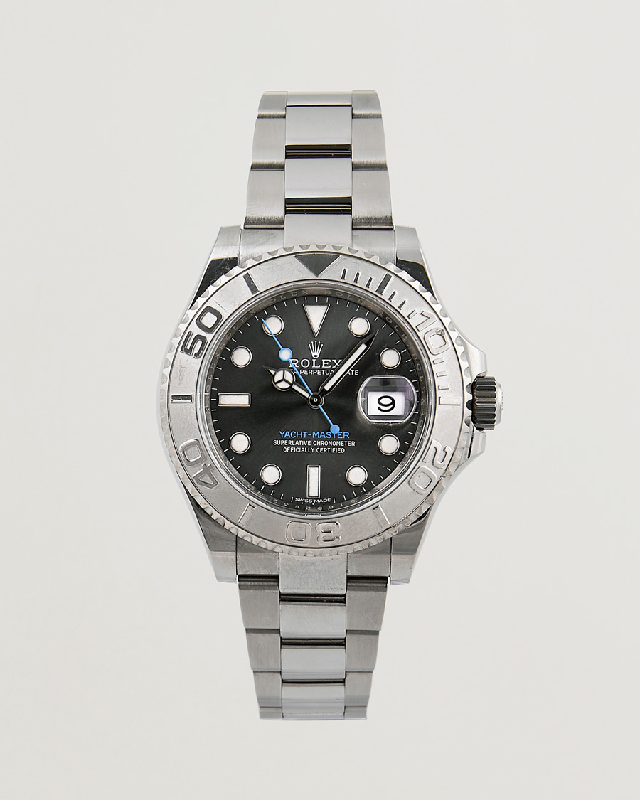 Herr | Rolex Pre-Owned Yacht Master 116622 Oyster Perpetual Silver | Rolex Pre-Owned | Yacht Master 116622 Oyster Perpetual Silver