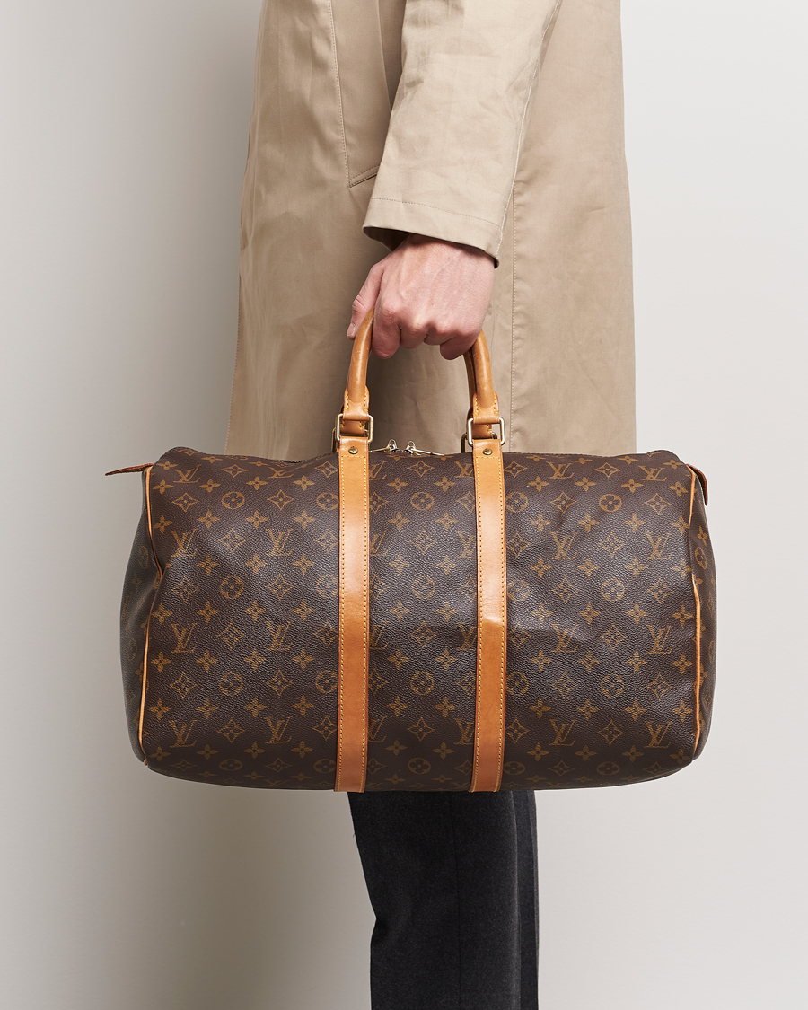 Herr | Louis Vuitton Pre-Owned Keepall 45 Bag Monogram | Louis Vuitton Pre-Owned | Keepall 45 Bag Monogram
