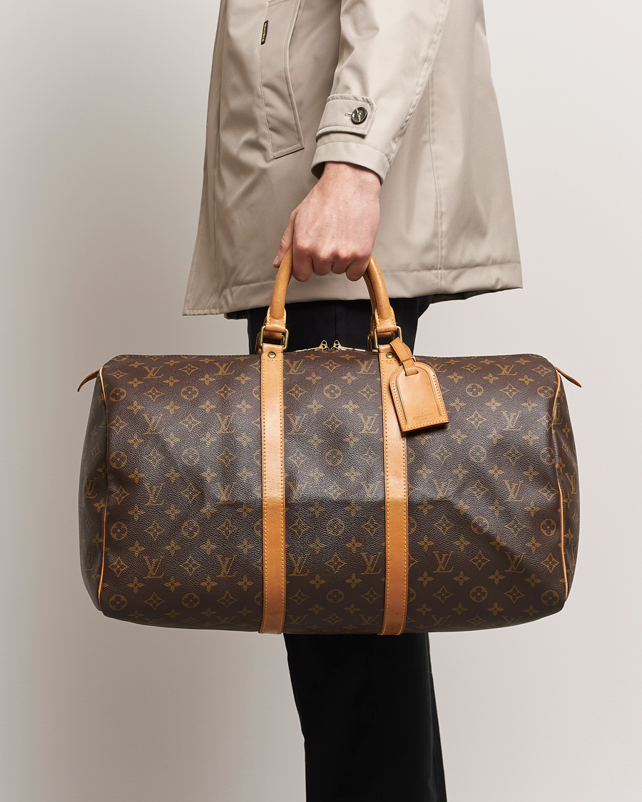 Herr | Louis Vuitton Pre-Owned Keepall 50 Bag Monogram | Louis Vuitton Pre-Owned | Keepall 50 Bag Monogram