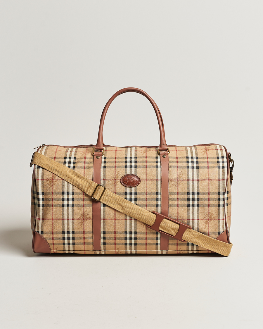 Herr | Burberry Pre-Owned Duffle Bag Haymarket Check | Burberry Pre-Owned | Duffle Bag Haymarket Check