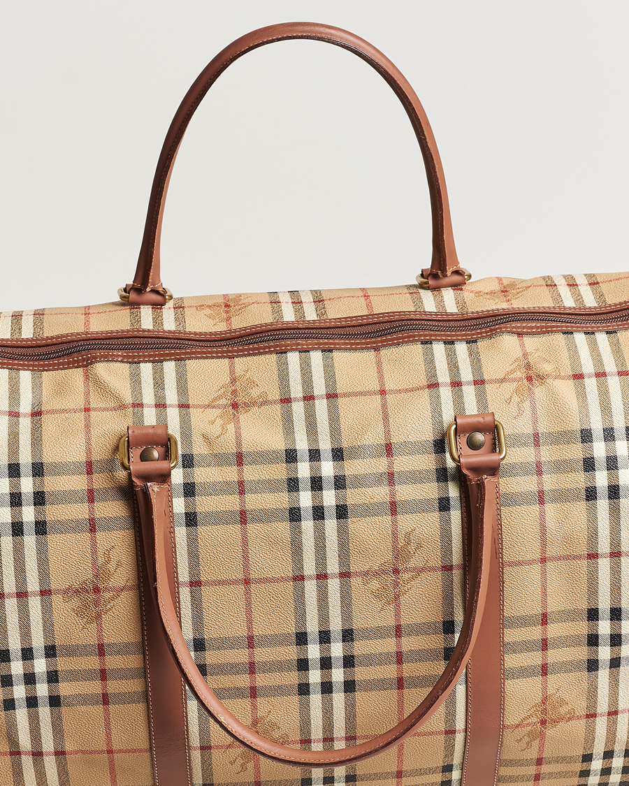 Herr | Burberry Pre-Owned Duffle Bag Haymarket Check | Burberry Pre-Owned | Duffle Bag Haymarket Check