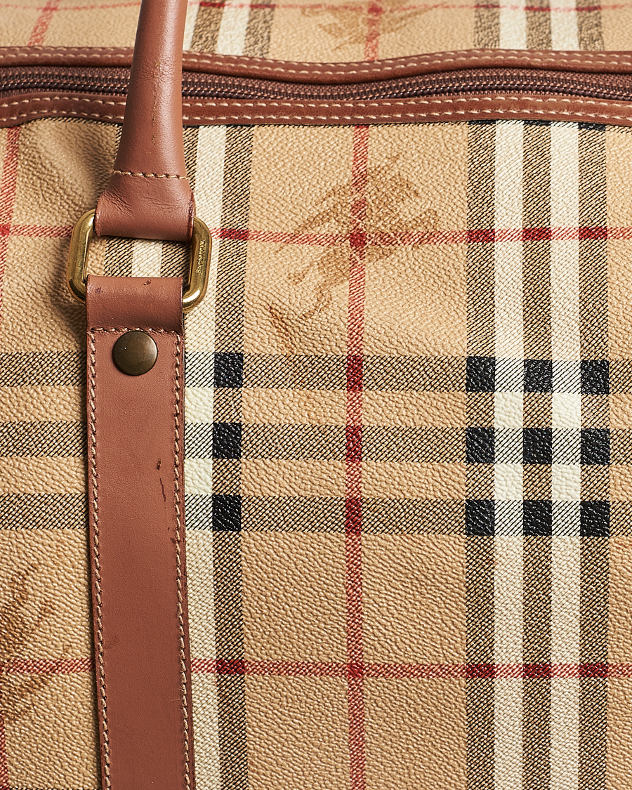 Herr | Burberry Pre-Owned Duffle Bag Haymarket Check | Burberry Pre-Owned | Duffle Bag Haymarket Check