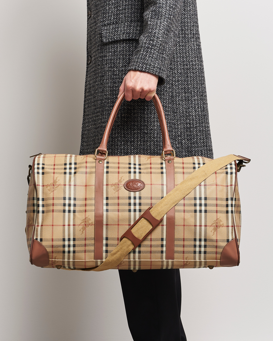 Herr | Burberry Pre-Owned Duffle Bag Haymarket Check | Burberry Pre-Owned | Duffle Bag Haymarket Check