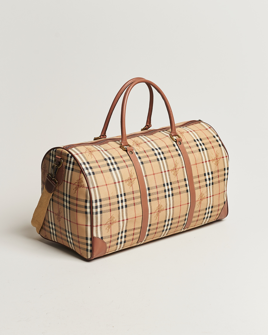 Herr | Burberry Pre-Owned Duffle Bag Haymarket Check | Burberry Pre-Owned | Duffle Bag Haymarket Check