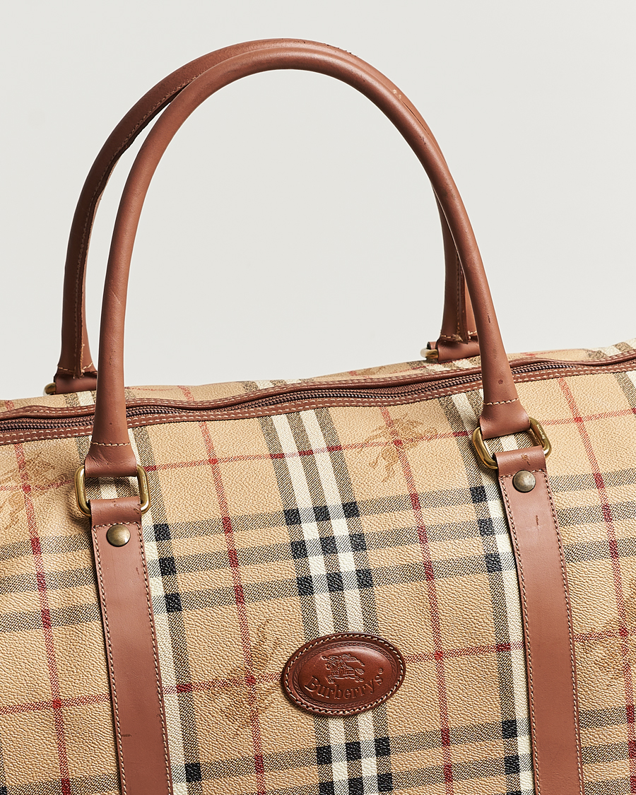 Herr | Burberry Pre-Owned Duffle Bag Haymarket Check | Burberry Pre-Owned | Duffle Bag Haymarket Check