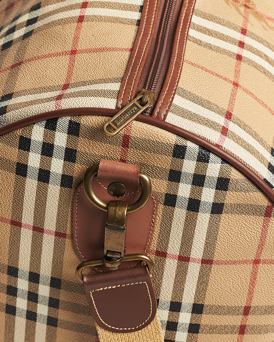 Herr | Burberry Pre-Owned Duffle Bag Haymarket Check | Burberry Pre-Owned | Duffle Bag Haymarket Check