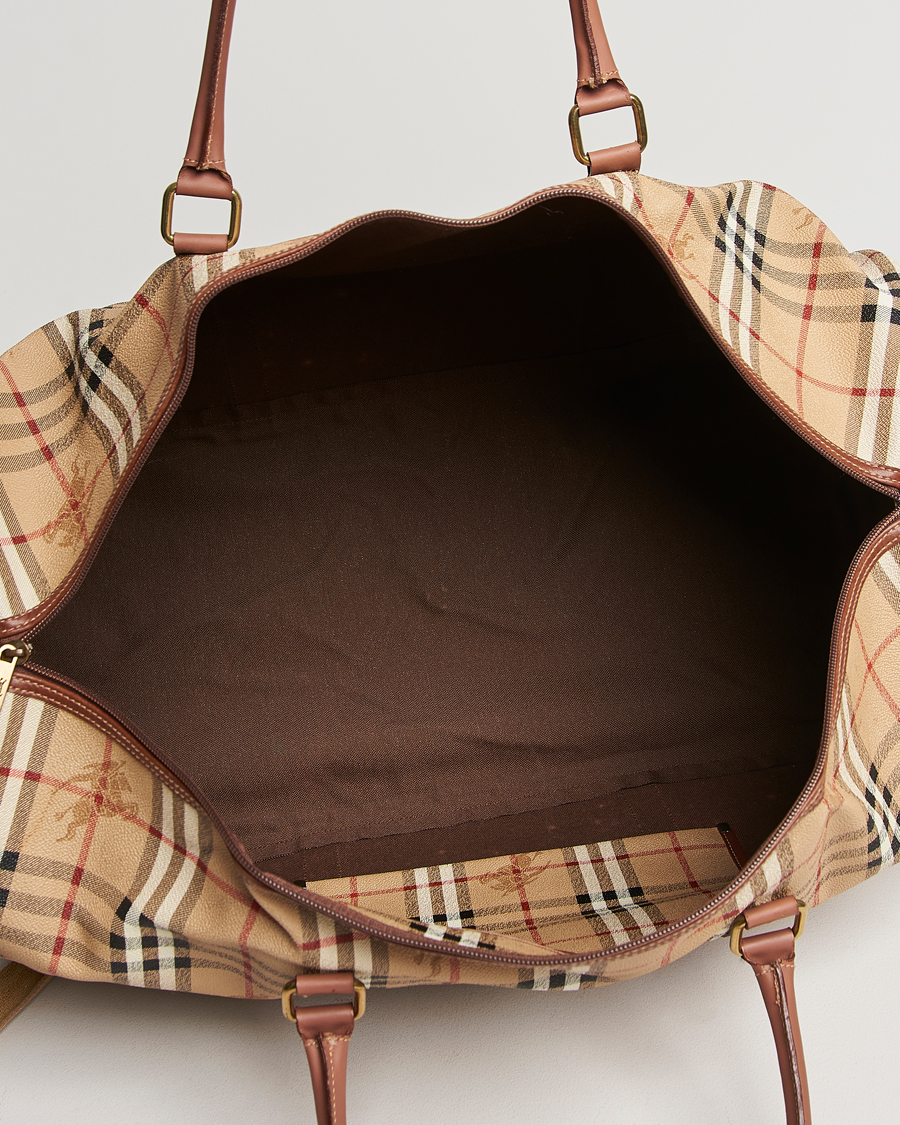Herr | Burberry Pre-Owned Duffle Bag Haymarket Check | Burberry Pre-Owned | Duffle Bag Haymarket Check