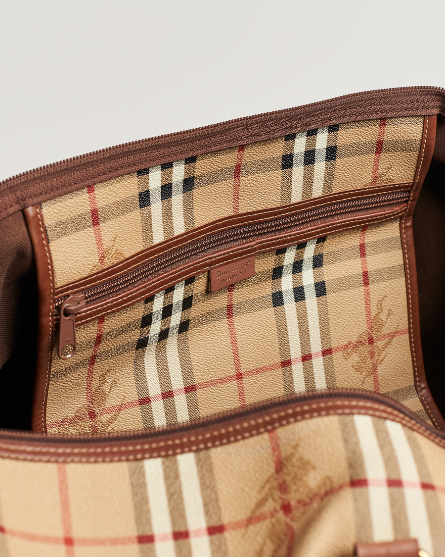 Herr | Burberry Pre-Owned Duffle Bag Haymarket Check | Burberry Pre-Owned | Duffle Bag Haymarket Check