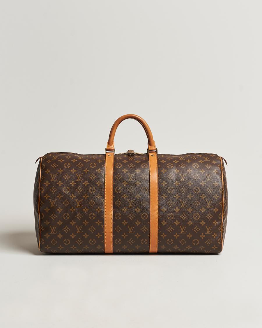 Herr | Louis Vuitton Pre-Owned Keepall 55 Bag Monogram | Louis Vuitton Pre-Owned | Keepall 55 Bag Monogram