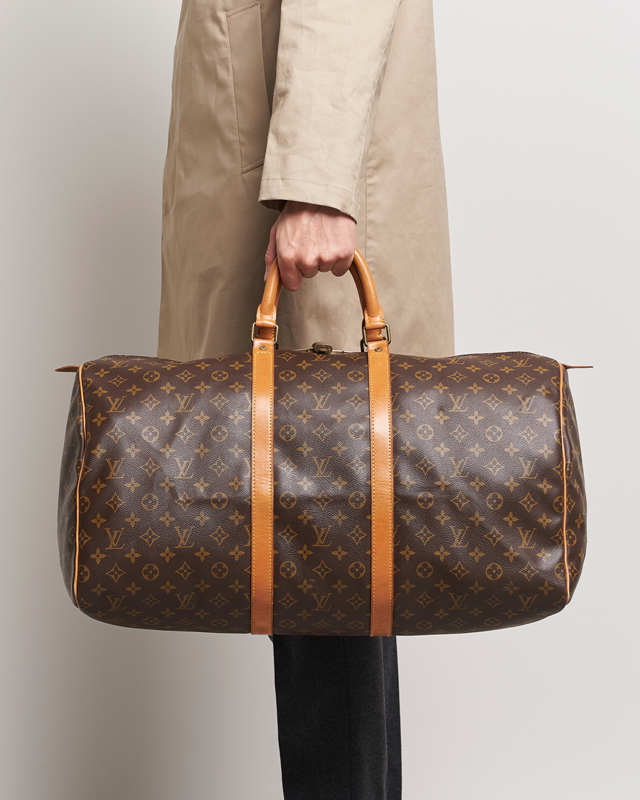 Herr | Louis Vuitton Pre-Owned Keepall 55 Bag Monogram | Louis Vuitton Pre-Owned | Keepall 55 Bag Monogram