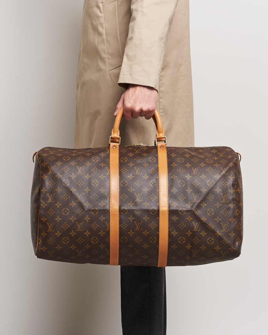 Herr | Louis Vuitton Pre-Owned Keepall 55 Bag Monogram | Louis Vuitton Pre-Owned | Keepall 55 Bag Monogram