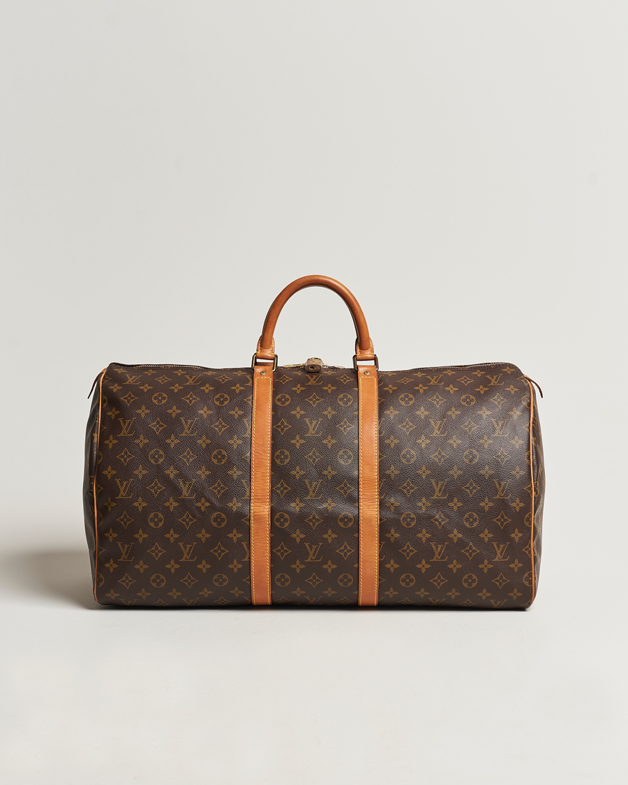 Herr | Louis Vuitton Pre-Owned Keepall 55 Bag Monogram | Louis Vuitton Pre-Owned | Keepall 55 Bag Monogram