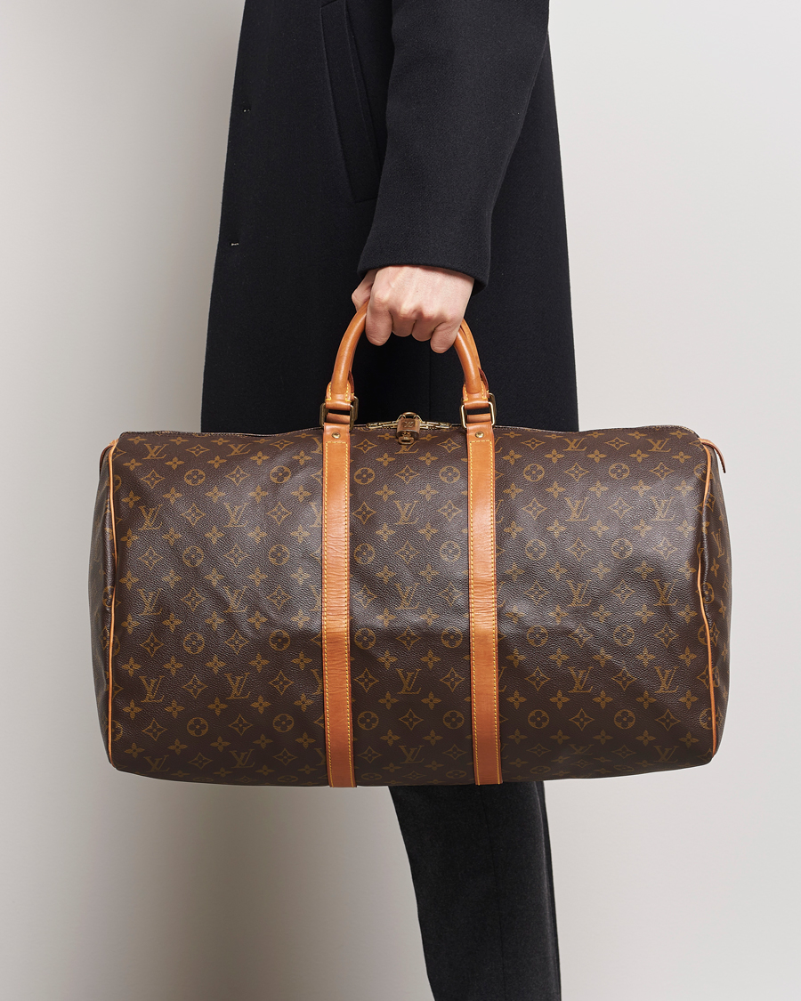 Herr | Louis Vuitton Pre-Owned Keepall 55 Bag Monogram | Louis Vuitton Pre-Owned | Keepall 55 Bag Monogram