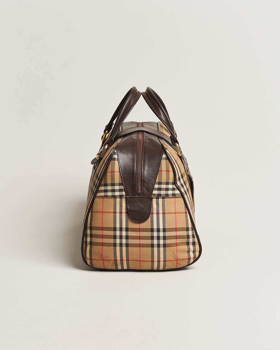 Herr | Burberry Pre-Owned Carry On Travel Bag Haymarket Check | Burberry Pre-Owned | Carry On Travel Bag Haymarket Check