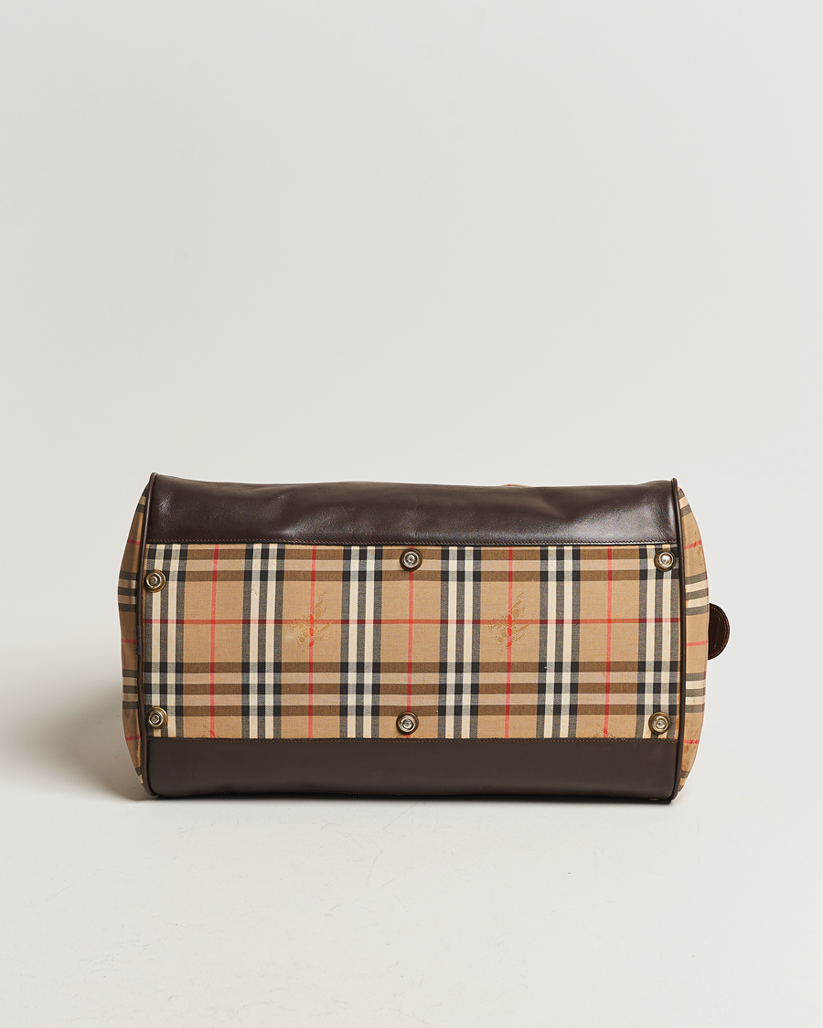 Herr | Burberry Pre-Owned Carry On Travel Bag Haymarket Check | Burberry Pre-Owned | Carry On Travel Bag Haymarket Check