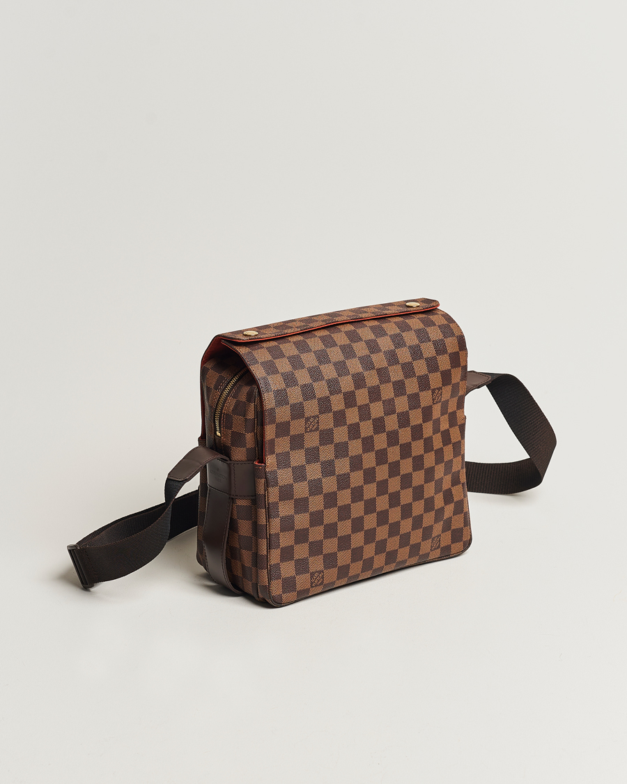 Herr | Louis Vuitton Pre-Owned Naviglio Messenger Bag Damier Ebene | Louis Vuitton Pre-Owned | Naviglio Messenger Bag Damier Ebene