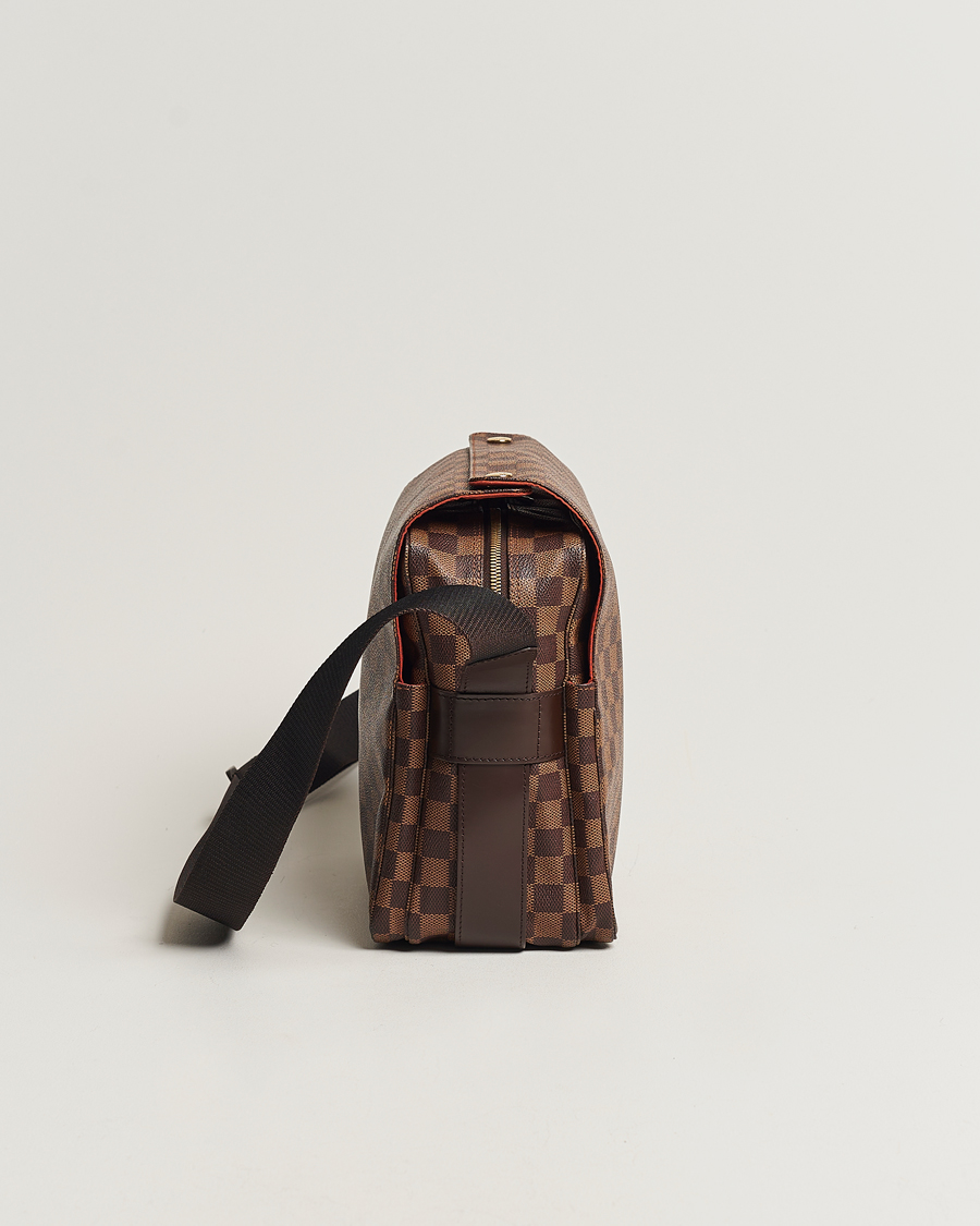 Herr | Louis Vuitton Pre-Owned Naviglio Messenger Bag Damier Ebene | Louis Vuitton Pre-Owned | Naviglio Messenger Bag Damier Ebene