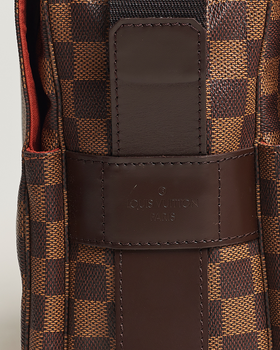 Herr | Louis Vuitton Pre-Owned Naviglio Messenger Bag Damier Ebene | Louis Vuitton Pre-Owned | Naviglio Messenger Bag Damier Ebene