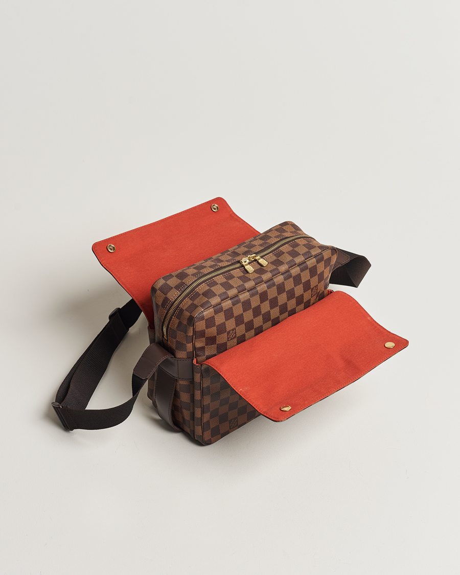 Herr | Louis Vuitton Pre-Owned Naviglio Messenger Bag Damier Ebene | Louis Vuitton Pre-Owned | Naviglio Messenger Bag Damier Ebene