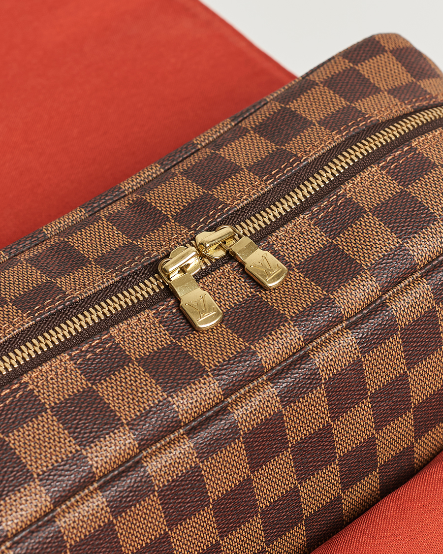 Herr | Louis Vuitton Pre-Owned Naviglio Messenger Bag Damier Ebene | Louis Vuitton Pre-Owned | Naviglio Messenger Bag Damier Ebene