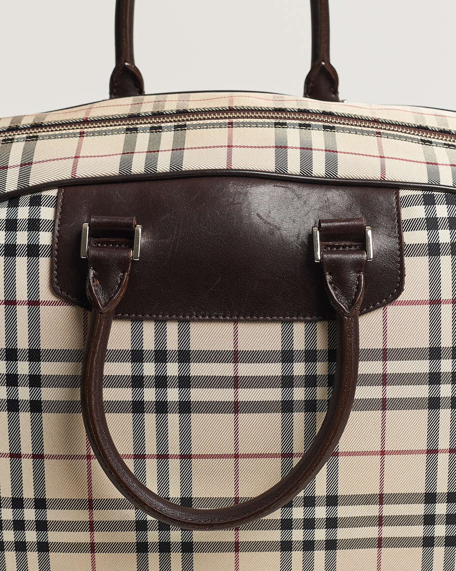 Herr | Burberry Pre-Owned Travel Bag House Check | Burberry Pre-Owned | Travel Bag House Check