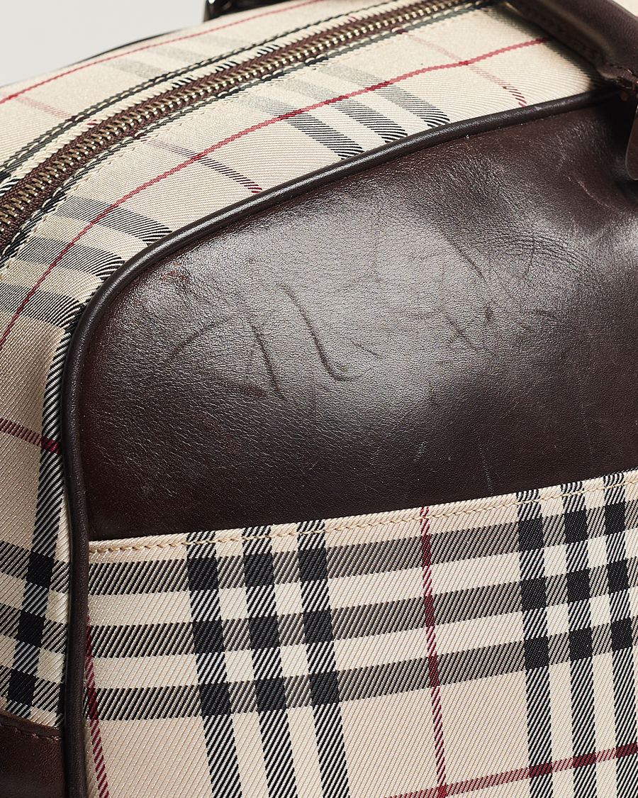 Herr | Burberry Pre-Owned Travel Bag House Check | Burberry Pre-Owned | Travel Bag House Check