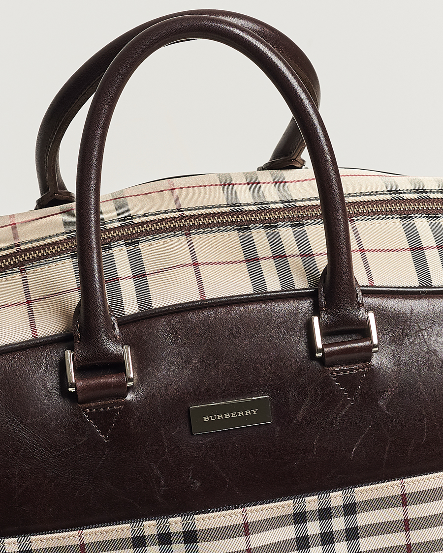 Herr | Burberry Pre-Owned Travel Bag House Check | Burberry Pre-Owned | Travel Bag House Check