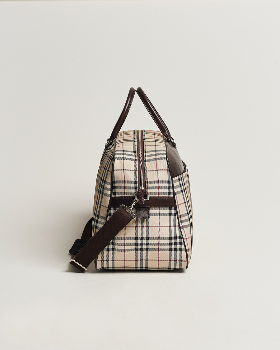 Herr | Burberry Pre-Owned Travel Bag House Check | Burberry Pre-Owned | Travel Bag House Check