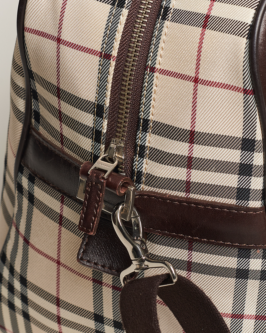 Herr | Burberry Pre-Owned Travel Bag House Check | Burberry Pre-Owned | Travel Bag House Check