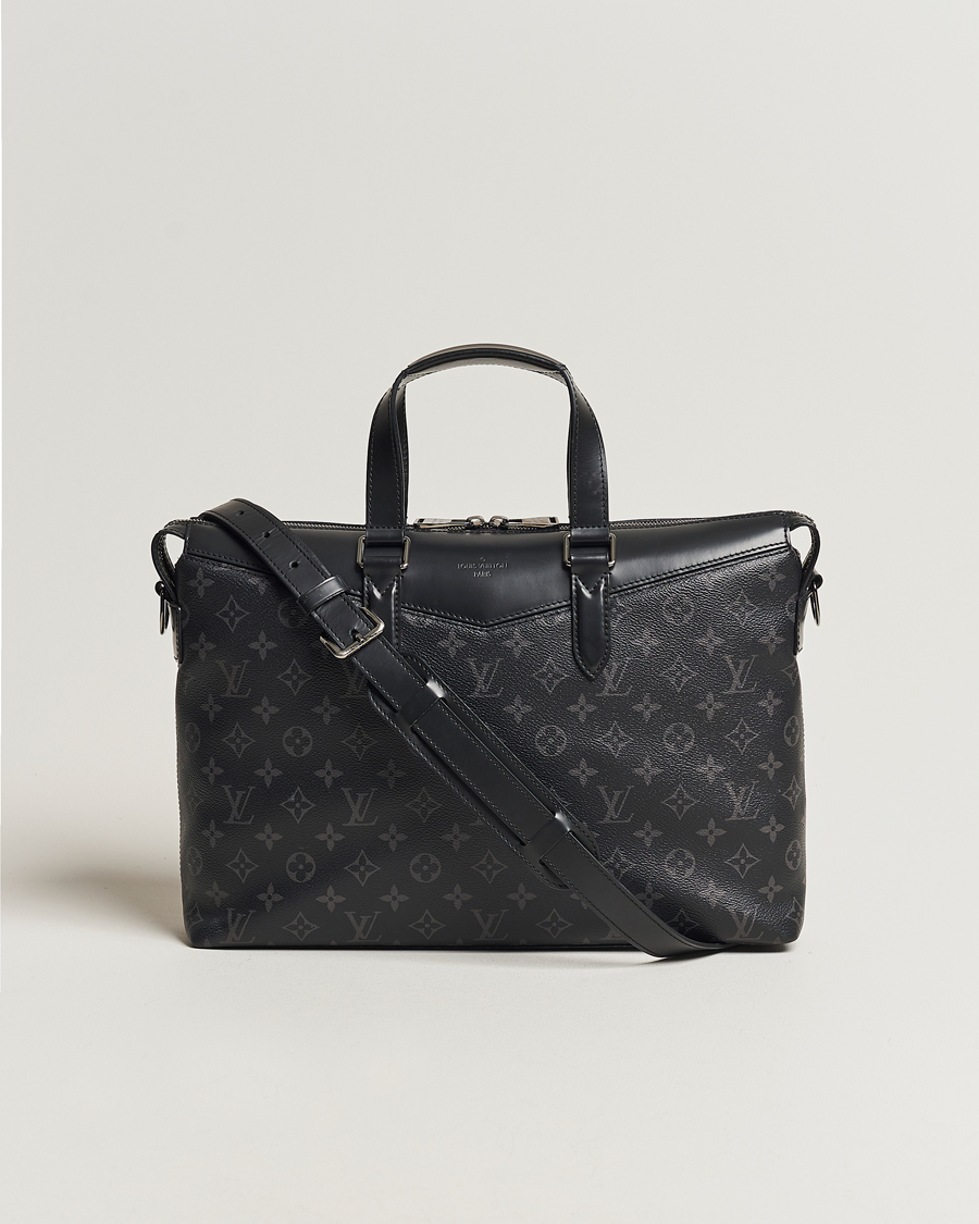 Herr | Louis Vuitton Pre-Owned Briefcase Explorer Monogram Eclipse | Louis Vuitton Pre-Owned | Briefcase Explorer Monogram Eclipse