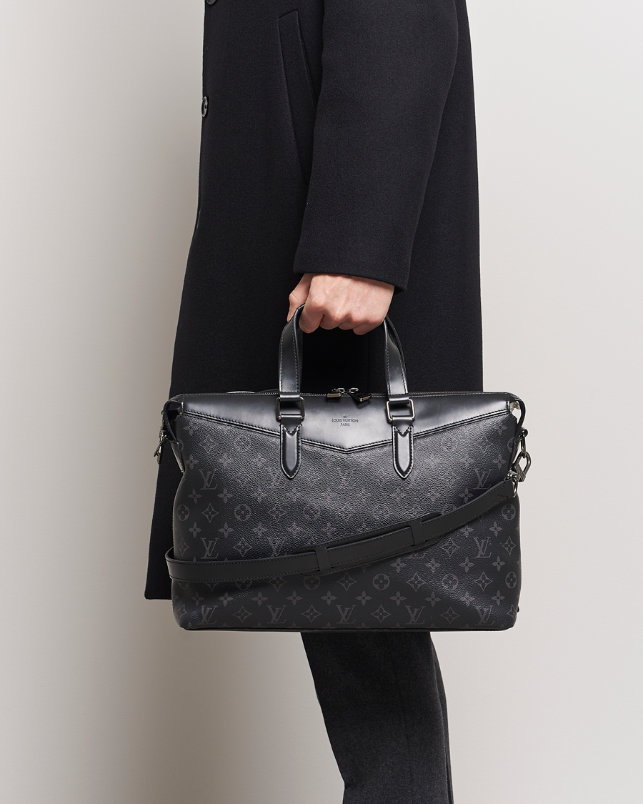 Herr | Louis Vuitton Pre-Owned Briefcase Explorer Monogram Eclipse | Louis Vuitton Pre-Owned | Briefcase Explorer Monogram Eclipse