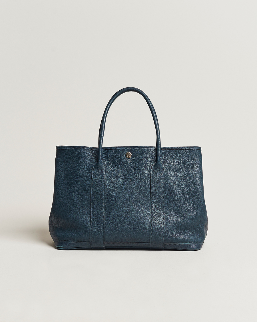 Herr | Hermès Pre-Owned Garden Party 36 Tote Togo Blue | Hermès Pre-Owned | Garden Party 36 Tote Togo Blue