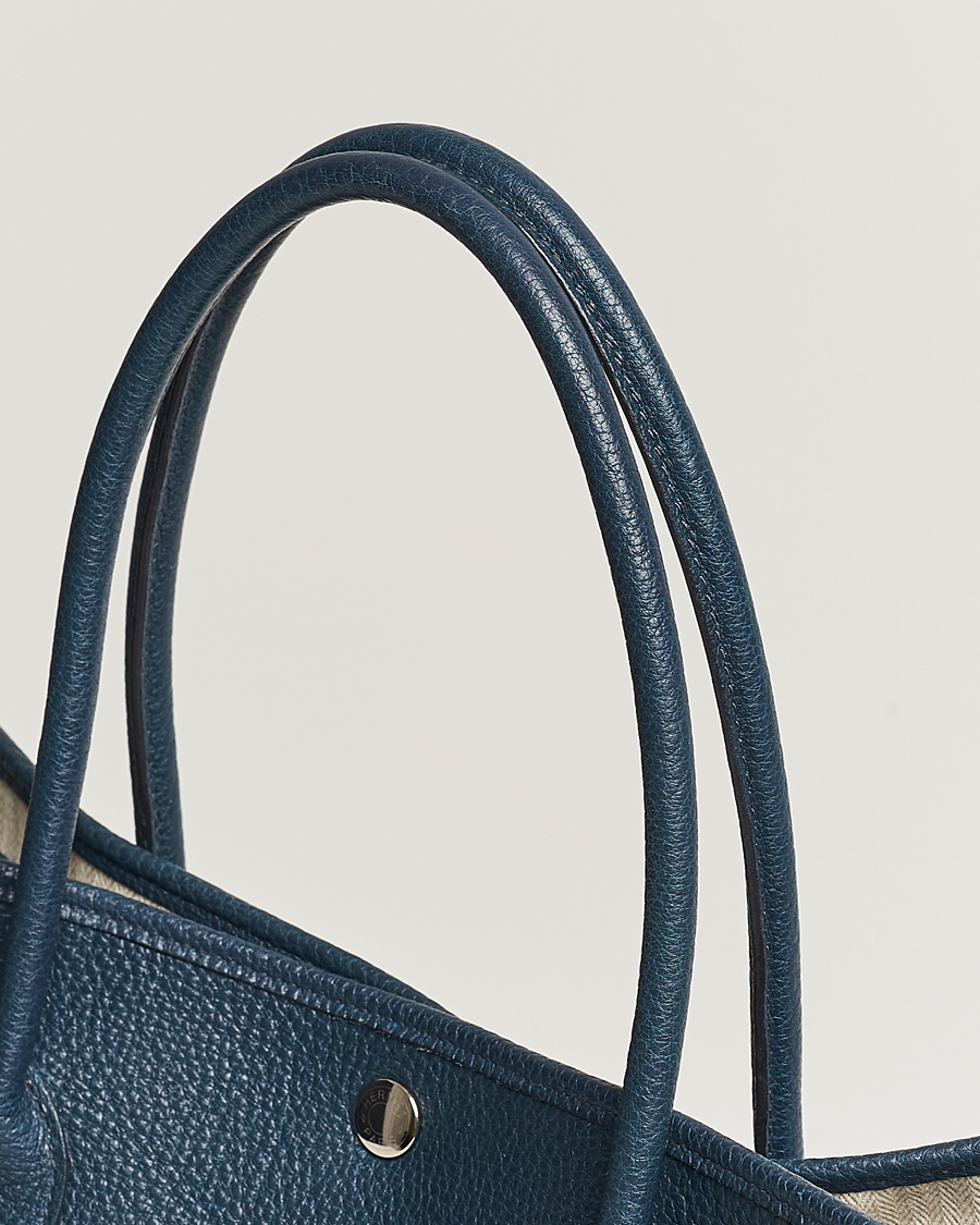 Herr | Hermès Pre-Owned Garden Party 36 Tote Togo Blue | Hermès Pre-Owned | Garden Party 36 Tote Togo Blue