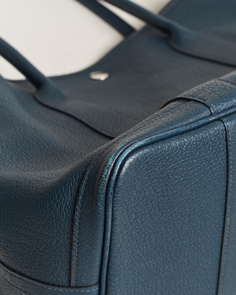 Herr | Hermès Pre-Owned Garden Party 36 Tote Togo Blue | Hermès Pre-Owned | Garden Party 36 Tote Togo Blue