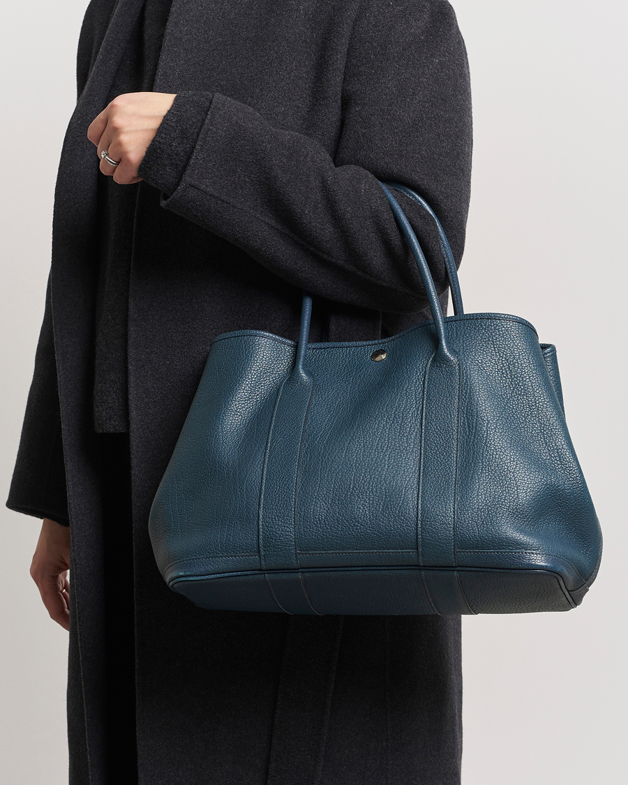 Herr | Hermès Pre-Owned Garden Party 36 Tote Togo Blue | Hermès Pre-Owned | Garden Party 36 Tote Togo Blue