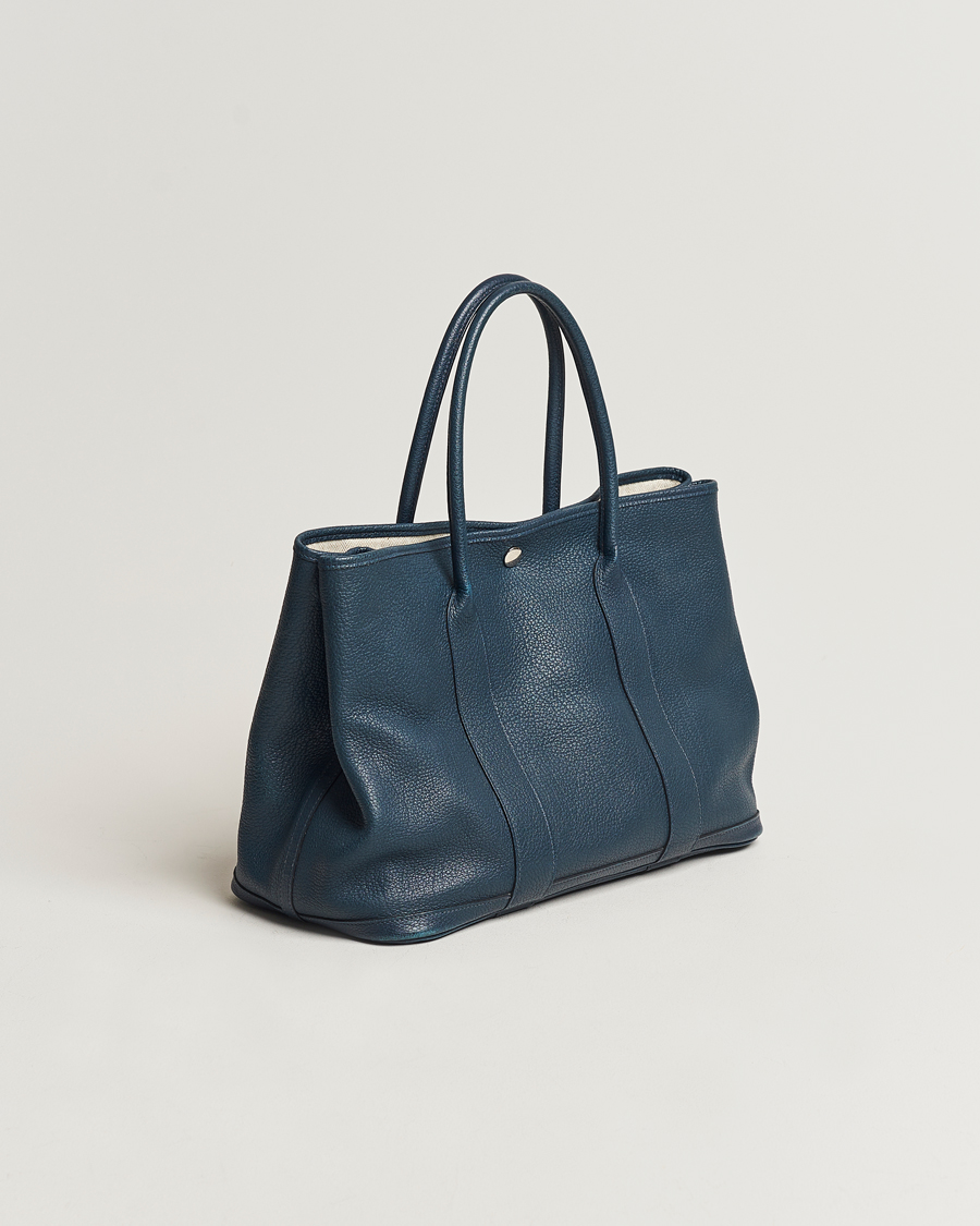 Herr | Hermès Pre-Owned Garden Party 36 Tote Togo Blue | Hermès Pre-Owned | Garden Party 36 Tote Togo Blue