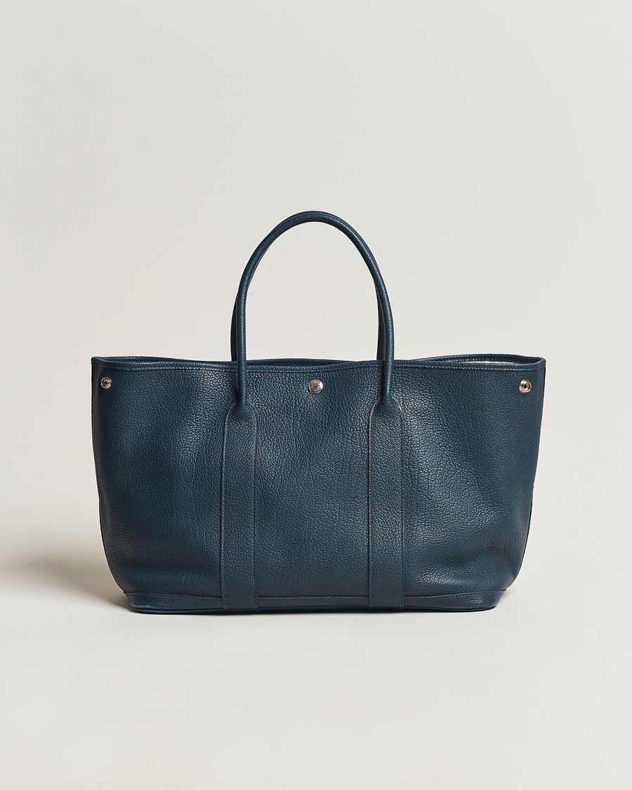 Herr | Hermès Pre-Owned Garden Party 36 Tote Togo Blue | Hermès Pre-Owned | Garden Party 36 Tote Togo Blue