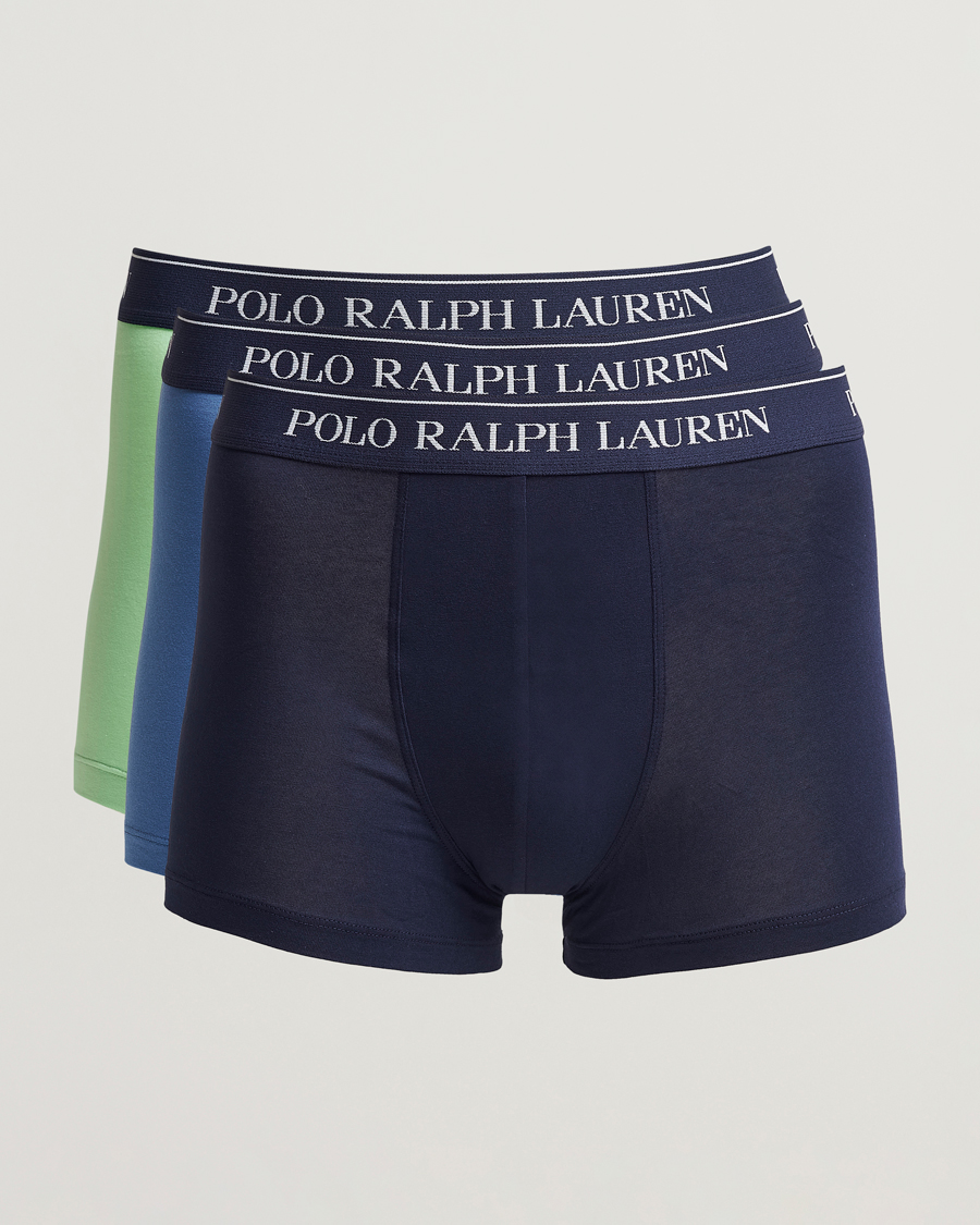Herr | Underkläder | Polo Ralph Lauren | 3-Pack Trunk Green/Blue/Navy