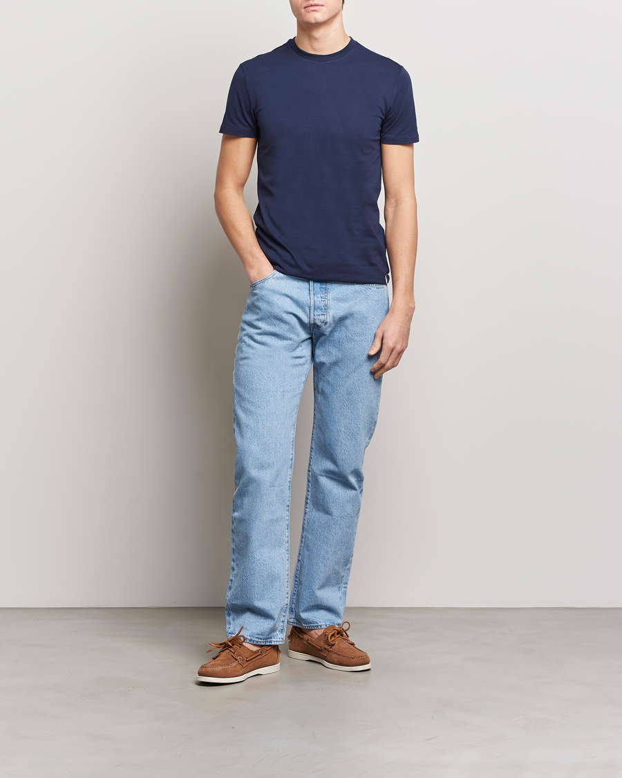 Herr | T-Shirts | Polo Ralph Lauren | 3-Pack Crew Neck T-Shirt Green/Blue/Navy