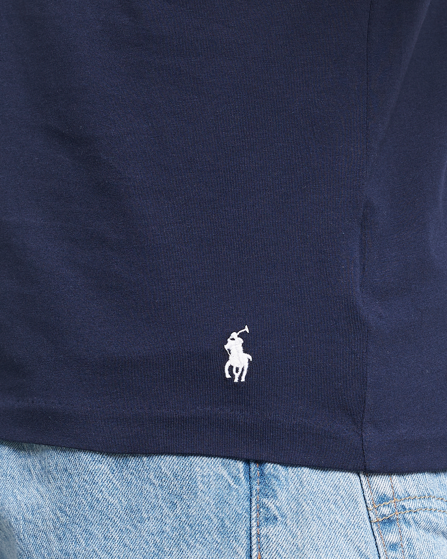 Herr | T-Shirts | Polo Ralph Lauren | 3-Pack Crew Neck T-Shirt Green/Blue/Navy