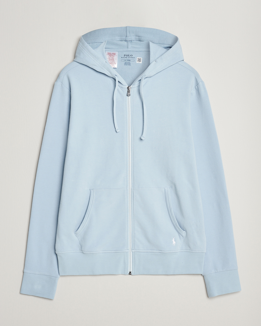 Herr | Tröjor | Polo Ralph Lauren | Cotton Jersey Long Sleeve Hoodie Alpine Blue