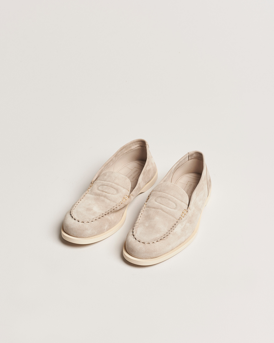 Herr | John Lobb Pace Summer Loafer Sand Suede | John Lobb | Pace Summer Loafer Sand Suede